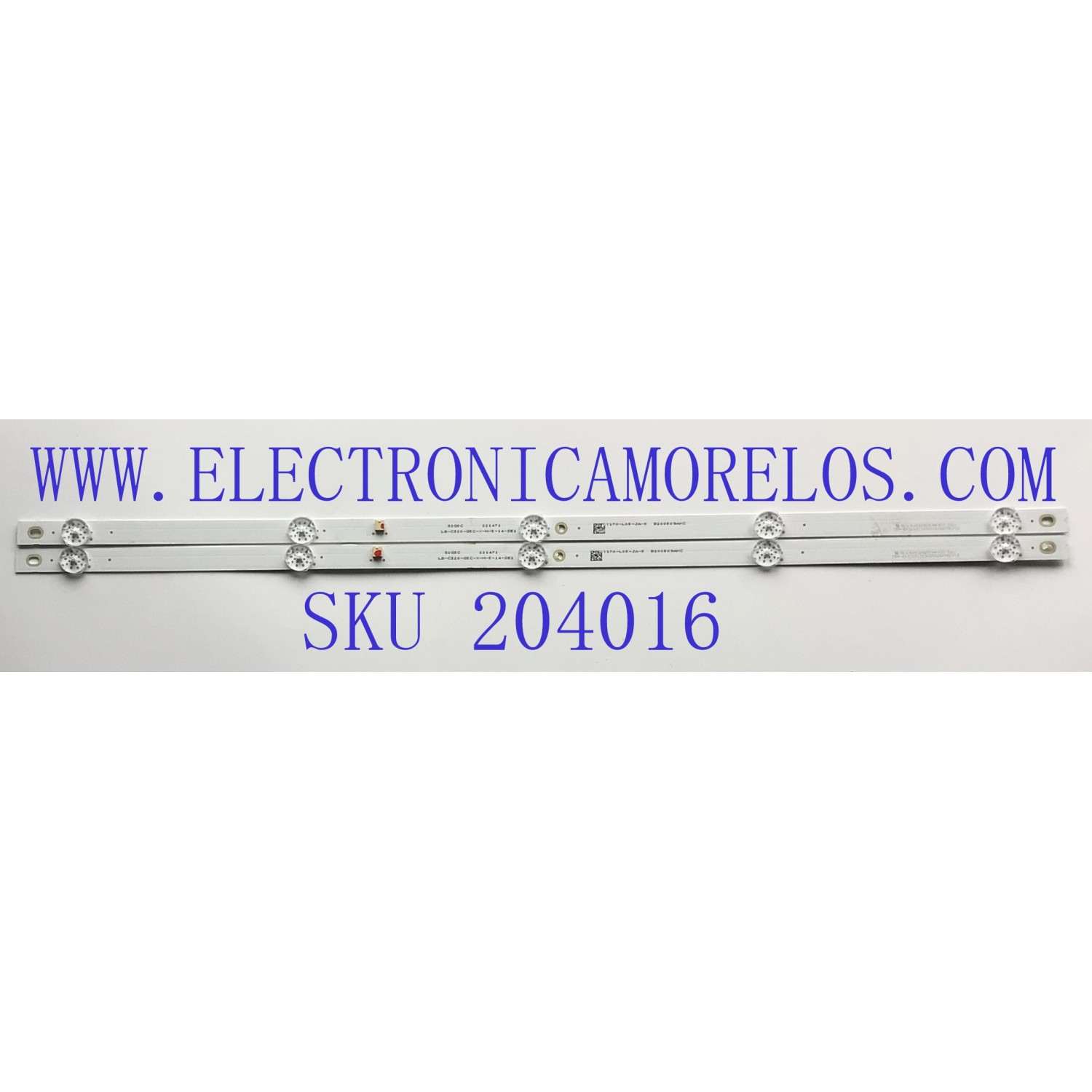 KIT DE LED'S PARA TV RCA (2 PIEZAS) / NUMERO DE PARTE CRH-BX32G5C303005029AYREV1.0 / 32G5C / BX32G5C303005029AY / B200509AKC / E479275 / 221471 / PANEL C320Y19-5C / DISPLAY ST3151A07 VER.2.1 / MODELO RTR3260-C-US